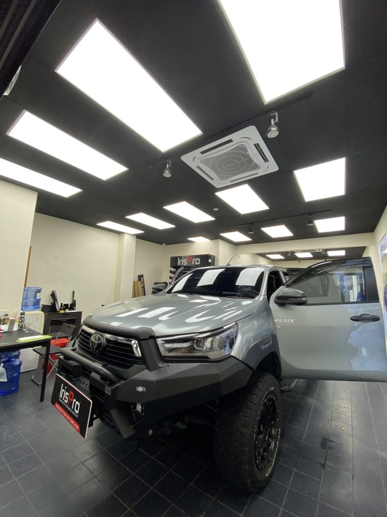 color pro window tint for hilux grey color | Irispro