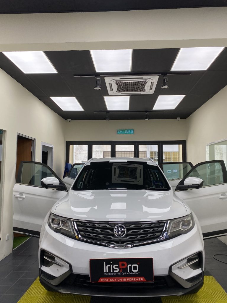 diamond window tint for x50 proton car | Irispro
