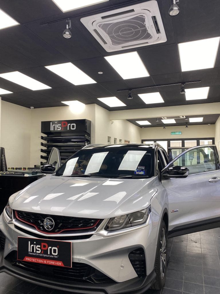 elite window tint for x50 silver car | Irispro