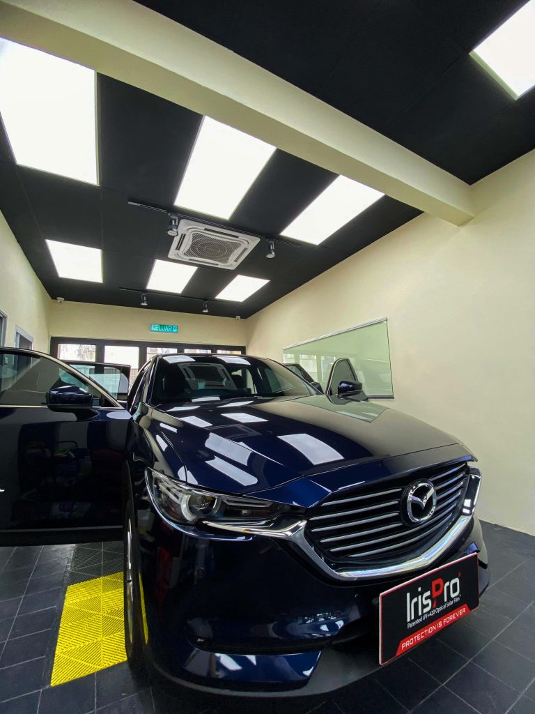 window tint installation for mazda car | Irispro