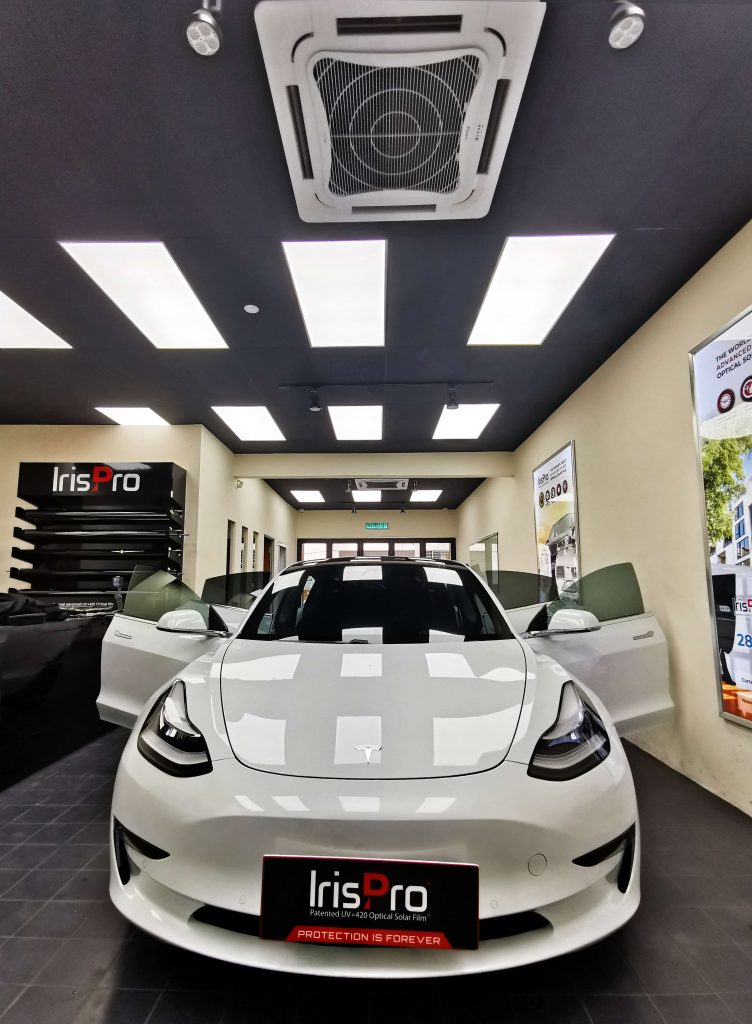 window film tint for tesla car | UV rejection | Irispro